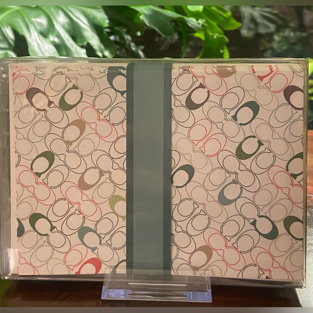COACH Vintage Stationary Set, New in Box